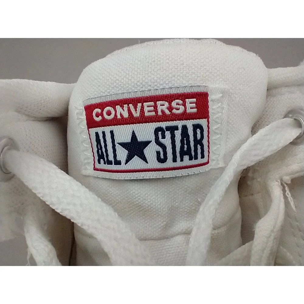 Converse Chuck Taylor All Star Madison Mid White Canvas Sneakers  Mens 10.5 - Picture 13 of 15
